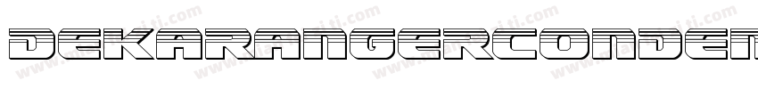 DekarangerCondensed-r6R8字体转换