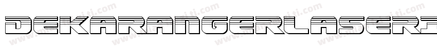 DekarangerLaserItalic-wzMP字体转换