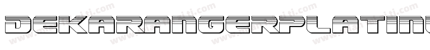 DekarangerPlatinum-R47v字体转换
