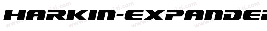Harkin-ExpandedItali字体转换