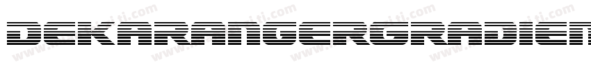 DekarangerGradient-63oo字体转换