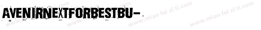 AvenirNextforBestBu字体转换