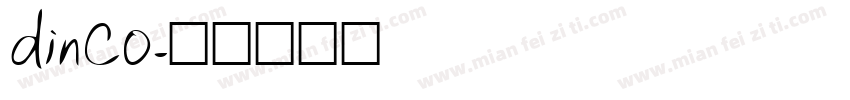 dinco字体转换