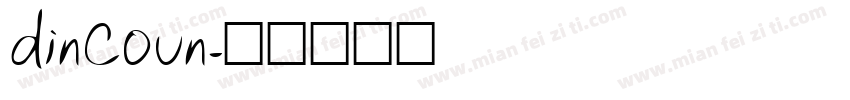 dincoun字体转换