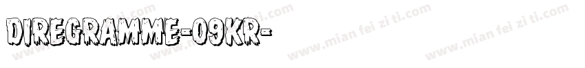 DireGramme-09KR字体转换
