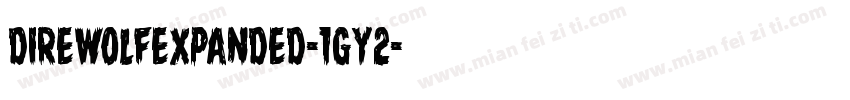 DireWolfExpanded-1gY2字体转换