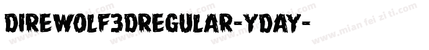 DireWolf3DRegular-ydAY字体转换