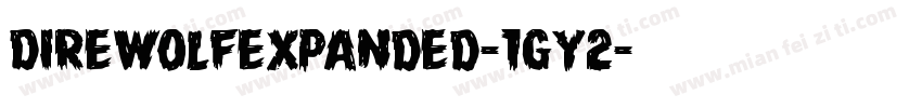 DireWolfExpanded-1gY2字体转换
