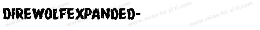 DireWolfExpanded字体转换