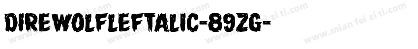 DireWolfLeftalic-89zg字体转换