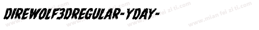 DireWolf3DRegular-ydAY字体转换