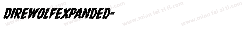 DireWolfExpanded字体转换