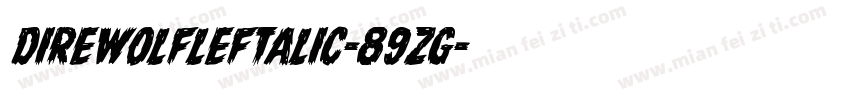 DireWolfLeftalic-89zg字体转换