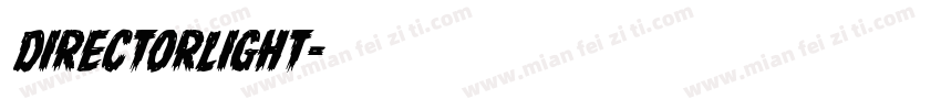 directorlight字体转换