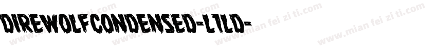 DireWolfCondensed-l1ld字体转换