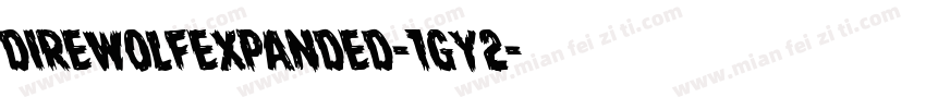 DireWolfExpanded-1gY2字体转换
