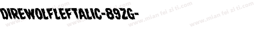 DireWolfLeftalic-89zg字体转换