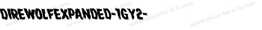 DireWolfExpanded-1gY2字体转换