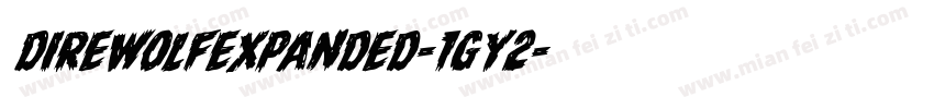 DireWolfExpanded-1gY2字体转换