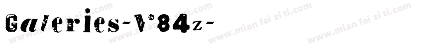 Galeries-V84z字体转换