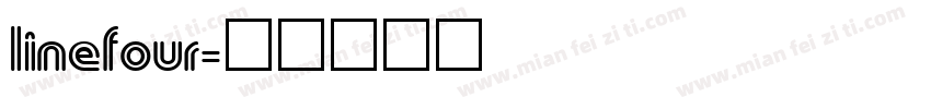 linefour字体转换