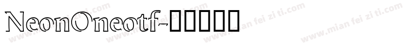 NeonOneotf字体转换