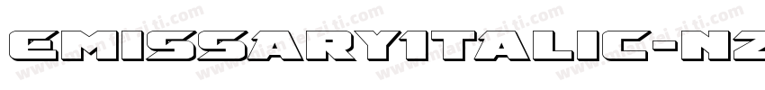 EmissaryItalic-nzdR字体转换