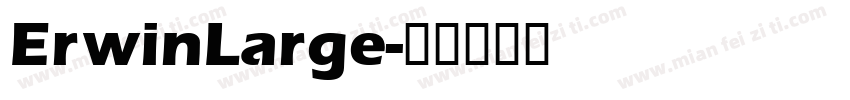 ErwinLarge字体转换