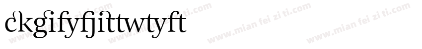 ligature字体转换