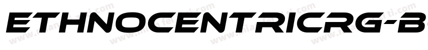 EthnocentricRg-Bol字体转换