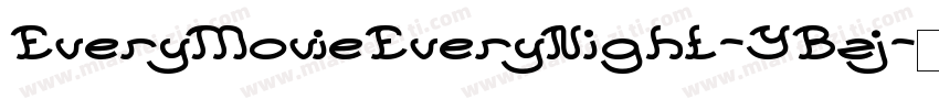 EveryMovieEveryNight-YBzj字体转换