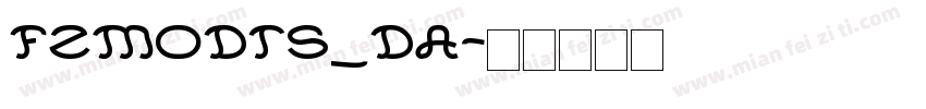 FZMODTS_DA字体转换
