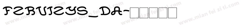FZRUIZYS_DA字体转换