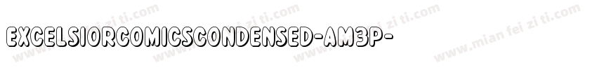 ExcelsiorComicsCondensed-AM3p字体转换