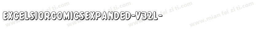 ExcelsiorComicsExpanded-V32l字体转换