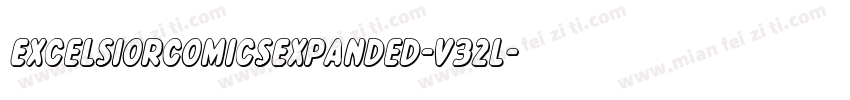 ExcelsiorComicsExpanded-V32l字体转换