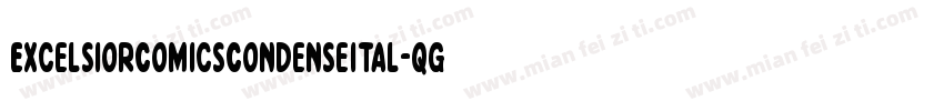 ExcelsiorComicsCondenseItal-qgG1字体转换