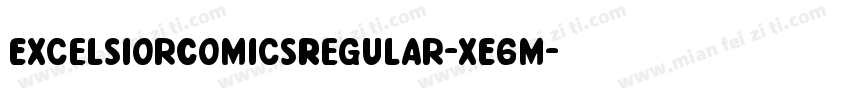 ExcelsiorComicsRegular-xE6m字体转换