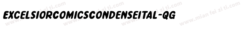 ExcelsiorComicsCondenseItal-qgG1字体转换