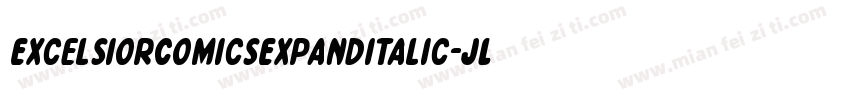 ExcelsiorComicsExpandItalic-JL5m字体转换