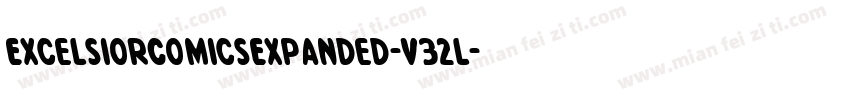 ExcelsiorComicsExpanded-V32l字体转换