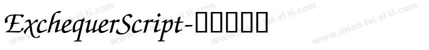 ExchequerScript字体转换