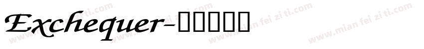 Exchequer字体转换