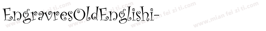 EngravresOldEnglishi字体转换