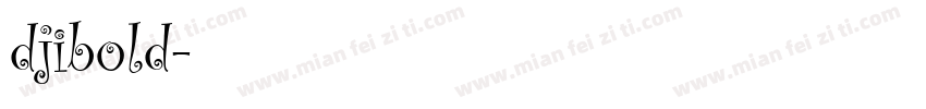 djibold字体转换