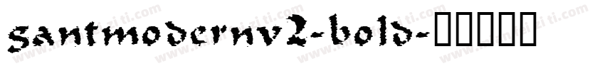 gantmodernv2-bold字体转换