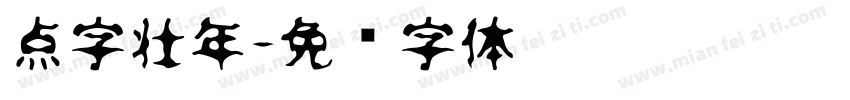 点字壮年字体转换