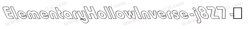 ElementaryHollowInverse-j8Z7字体转换