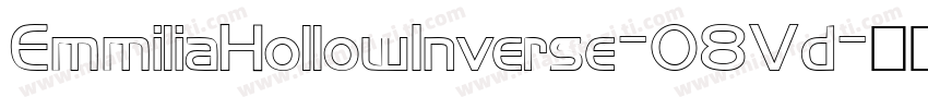 EmmiliaHollowInverse-O8Vd字体转换