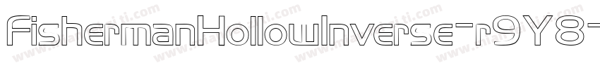 FishermanHollowInverse-r9Y8字体转换